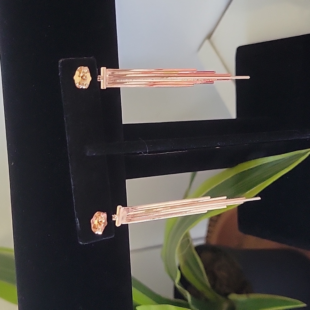 Earrings 18k gold plated - Picture 5 of 7